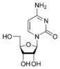 structure chimique de la cytidine