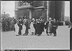 Caïds algériens au Soldat inconnu le 14 juillet 1930.