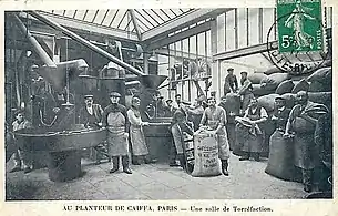 Usine de torréfaction.