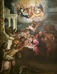 Adoration des bergers,  Ca' Rezzonico, Pinacoteca Egidio Martini