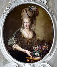 Portrait de Giustina Donà dalle Rose par Lodovico Gallina