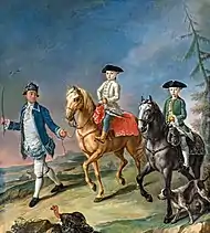 La promenade à cheval 1755-1760