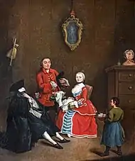 La visite en bauta 1760