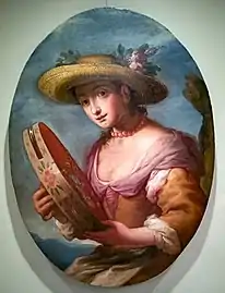 La jeune fille au tambourin  - Pinacoteca Egidio Martini Venise