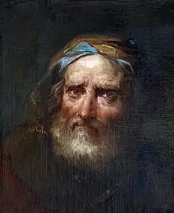 Portrait d'un vieux barbu par Giuseppe Nogari