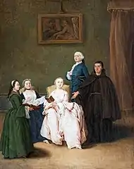 Visite d'un frère 1775