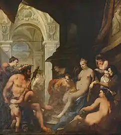 Hercules et Omphale par Antonio Bellucci