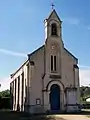 L'église Saint-Jean de Villagrains (août 2015).