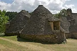 La cabane amont du groupe 2 avec sa gerbière