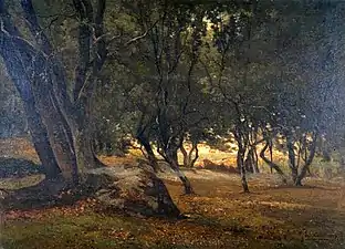 Sous les chênes verts (1907), musée des Beaux-Arts de Bordeaux.