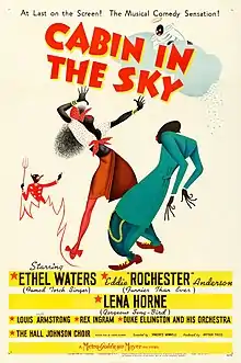 Description de l'image Cabin in the Sky (1943 film poster).jpg.