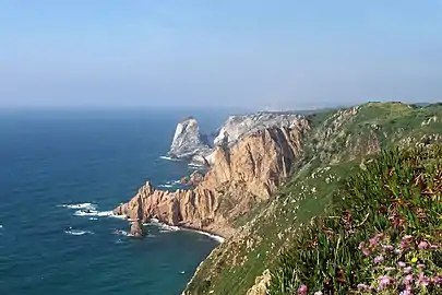 Le Cabo da Roca, l'extrême occident de l'Europe.