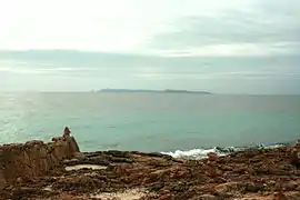 Cabrera depuis le cap de ses Salines.