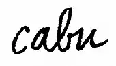 signature de Cabu