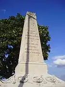 Monument aux morts, 1870.