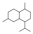 Structure du cadalane.