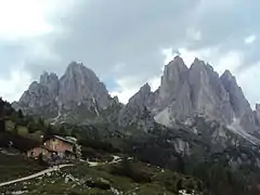 Le refuge Citta di Carpi.