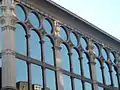 Ca' D'Oro Building à Glasgow, Écosse en 1872 façade en fonte et verre: les matériaux modernes choisis retracent aussi les préoccupations de coûts et d'ostentation. (architecture type).