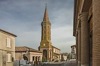 L'église de la Nativité-de-la-Sainte-Vierge.