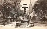 Fontaine des Trois Grâces« Fontaine des Trois Grâces à Langrune-sur-Mer », sur À nos grands hommes,« Fontaine des Trois Grâces à Langrune-sur-Mer », sur e-monumen