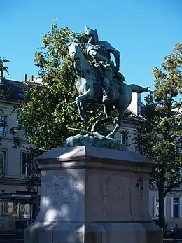 Caen, Monument à Bertrand du Guesclin (~ 1320-1380) (1920).