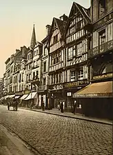Rue Saint-Pierre à la fin du XIXe siècle.