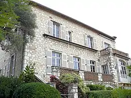 Domaine des Collettes - Maison Renoir côté sud.