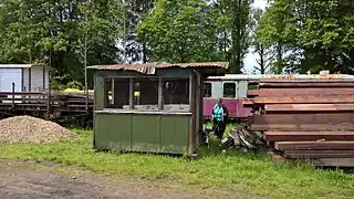 Caisse de voiture B1 des Tramways du Quercy.