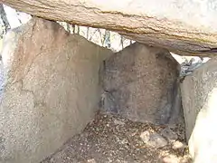 La chambre dolménique.