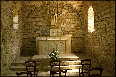 Intérieur de la chapelle des Mariniers.