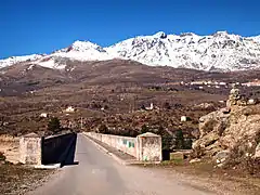 Chaussée du barrage