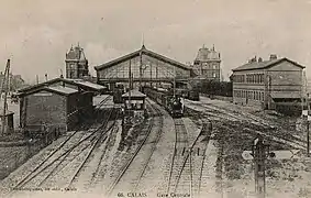 La gare de Calais-Ville vers 1910.