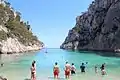 Calanque d'En Vau à Cassis.