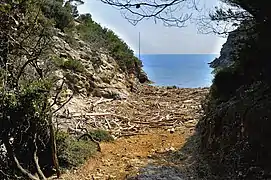 Calanque Oustau de diou, au sud