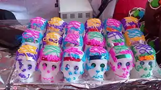 Exemple de calaveras en sucre.