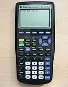 Calculatrice scientifique TI-83 Plus.