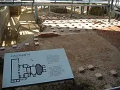 Caldarium du parc archéologique de Xanten, Allemagne.