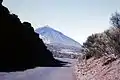 La caldeira de las Cañadas avec le Teide au fond