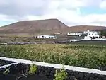 Caldera Riscada depuis Las Casitas de Femès