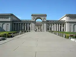 Vue du California Palace of the Legion of Honor