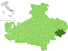 Localisation de Calitri