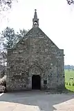 La façade de la chapelle.