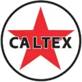 Logo de la compagnie pétrolière américaine Caltex, environ 1936.