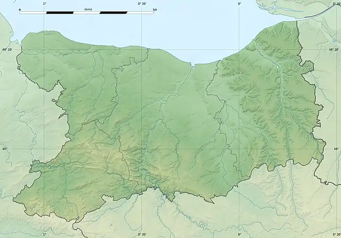 Voir sur la carte topographique du Calvados