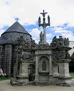 Calvaire de l'enclos de Guimiliau (Finistère).