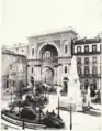 Place de la Scala, (1872)photographie de Icilio Calzolari.