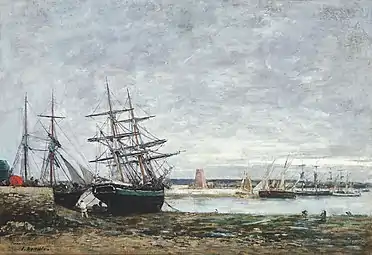 Camaret, marée basse dans la rade, 1871-1873Musée national des Beaux-Arts (Argentine)