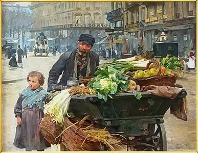 Le Marchand de quatre saisons - Huile sur toile, 1895