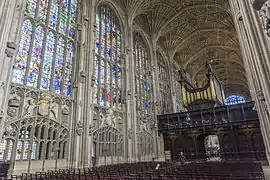 Vue générale de l'intérieur de la King's Chapel.