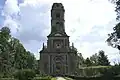 2007 : la tour de l'abbatiale de l'ancienne abbaye de Cambron.